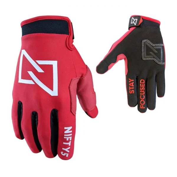 Nifty5 Airtech Pro - Gants De Moto Red XS