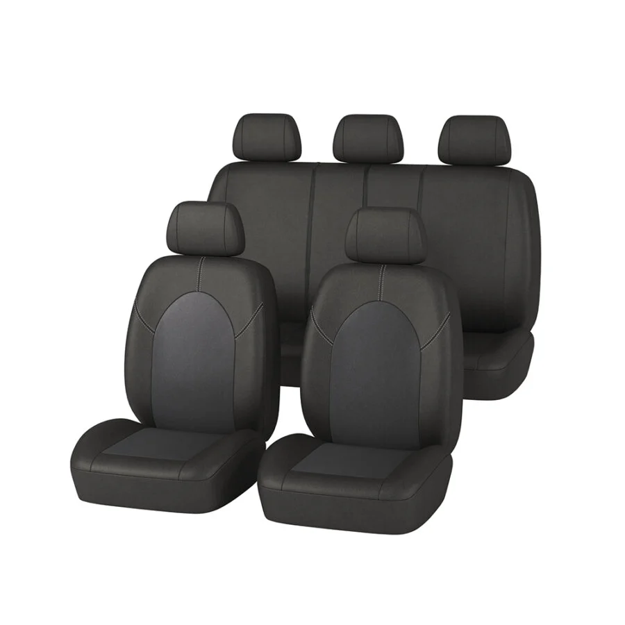 Jeu complet de housses universelles voiture NORAUTO Callisto noir avec certificat KBA