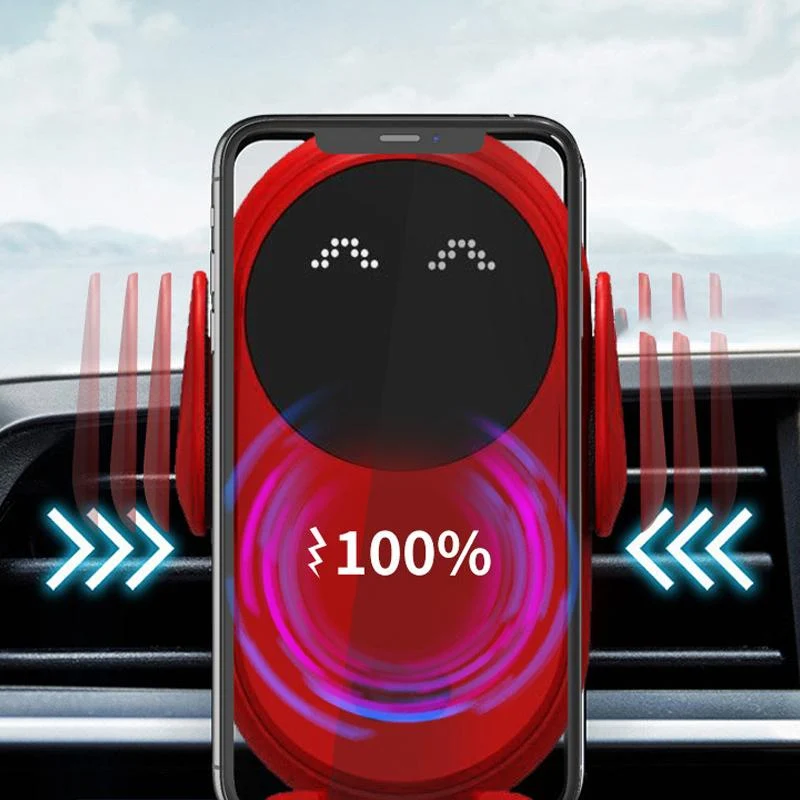 Chargeur de Voiture sans Fil Intelligent Noiravec noucadeaux