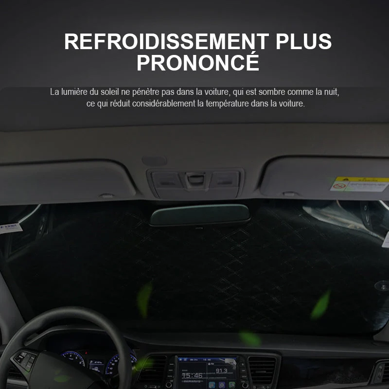 Couverture Magnétique Anti-neige de Voiture Type noucadeaux