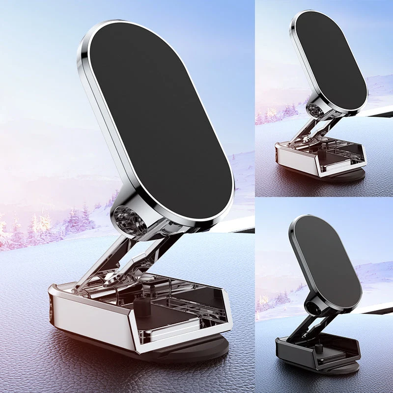Support de téléphone de voiture pliant en métal noucadeaux