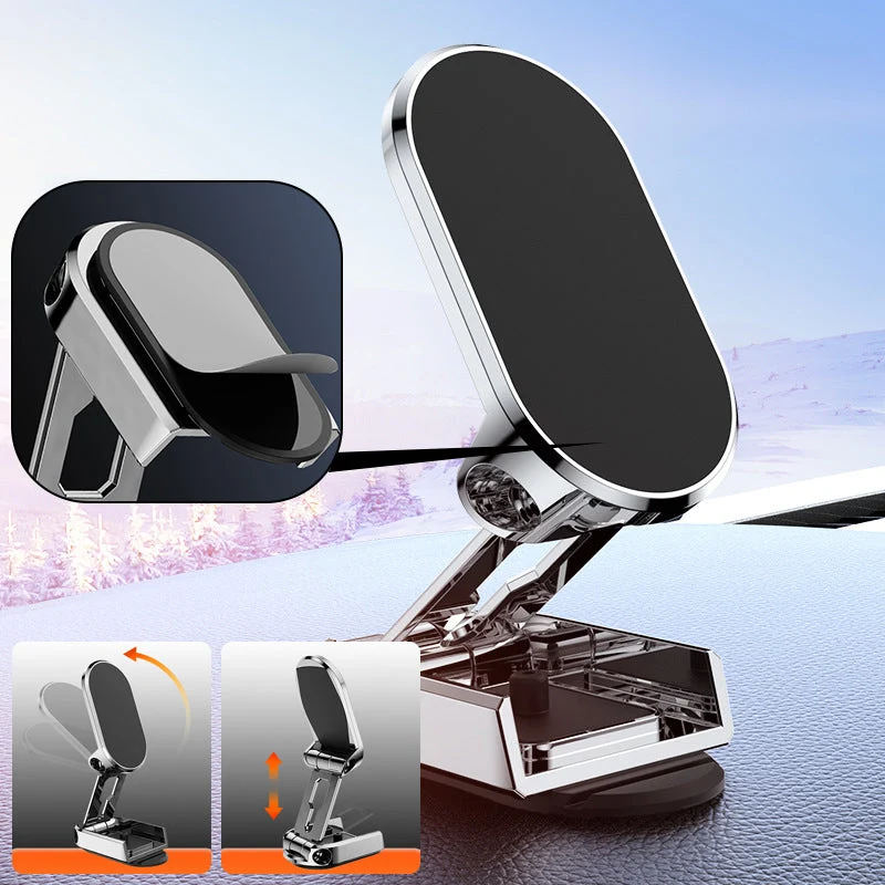 Support de téléphone de voiture pliant en métal noucadeaux