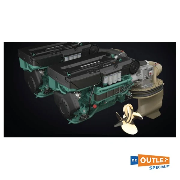 NOUVEAU VOLVO PENTA IPS450 Ensemble de moteurs 2x D6-340