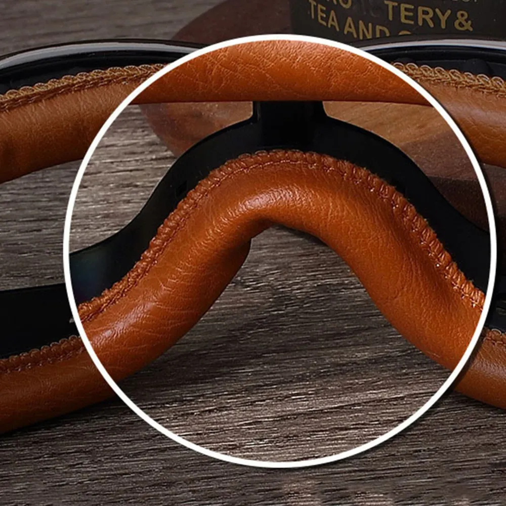 TD® Nouvelle tendance rétro Harley lunettes casque de moto lunettes moto équitation anti-poussière crème solaire coupe-ven...