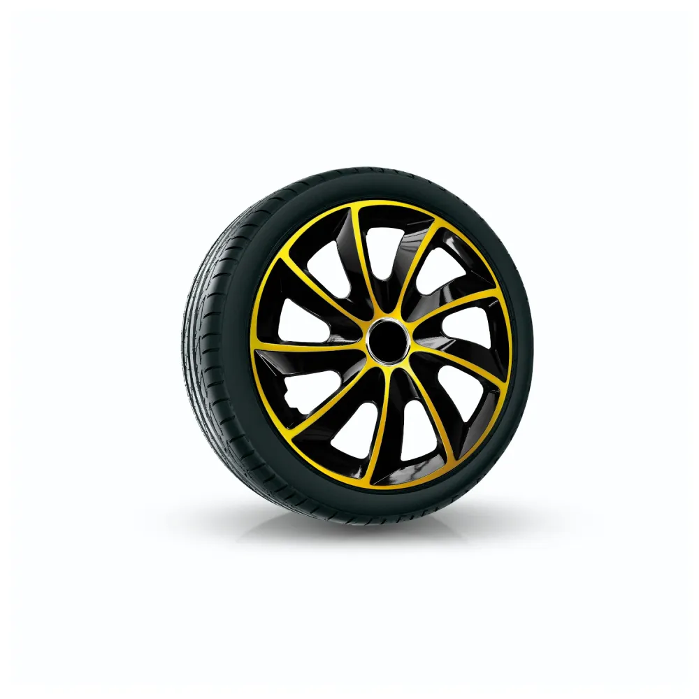 NRM STIG Enjoliveurs pour jantes en acier Jeu de 4 enjoliveurs bicolores pour voiture Véhicule automobile Convient à la pl...