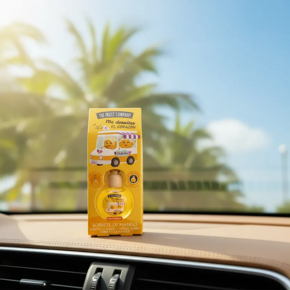 Désodorisant voiture - Sorbet à la mangue Ohana Senteurs Magiques