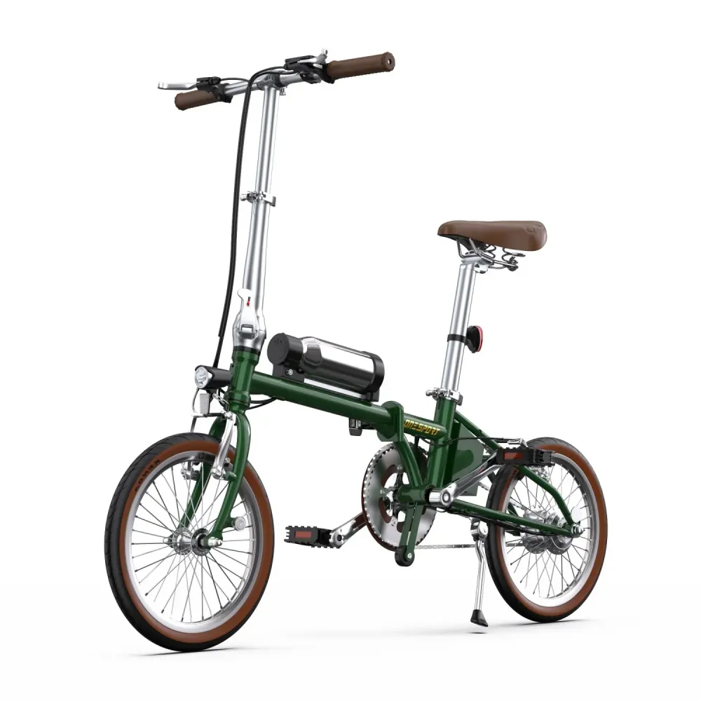 ONESPORT OT02 Vélo Électrique - Moteur 250W Batterie 36V5.2Ah Pliant 16po Roues - vert