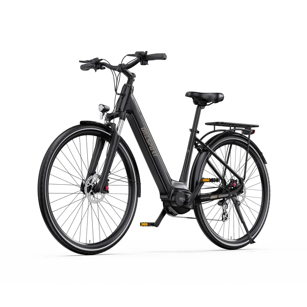 Onesport OT07 Vélo Électrique - Moteur 250W Batterie 36V14AH Pneus 27.5 Pouces Pneu Freins à Disque Hydrauliques - Noir