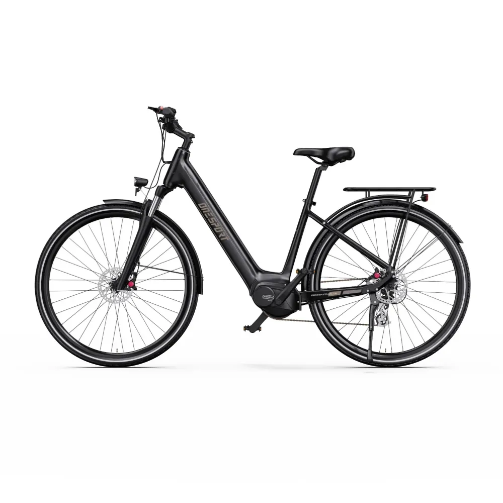 Onesport OT07 Vélo Électrique - Moteur 250W Batterie 36V14AH Pneus 27.5 Pouces Pneu Freins à Disque Hydrauliques - Noir