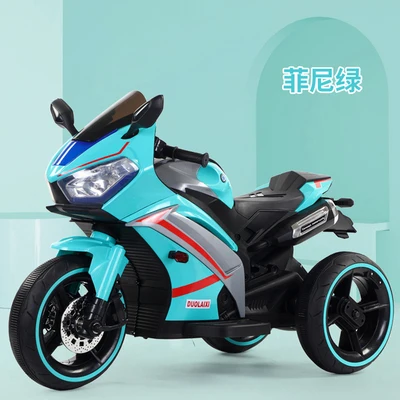 Importé - Moto Électrique Trois Roues Pour Enfant Avec Batterie Télécommandée De 1 7 ans Oplayce Import