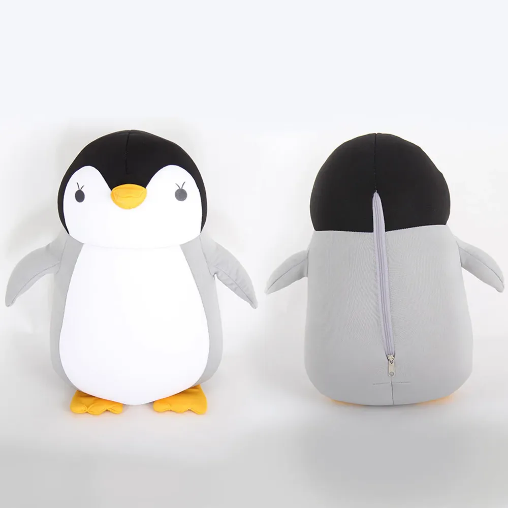 TD® Oreiller en forme de U dessin animé forme de pingouin relaxation cervical nuque cou voyage avion voiture mousse coussi...