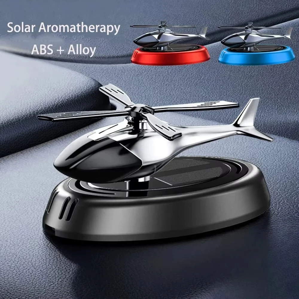 Désodorisant Solaire pour Voiture – Hélicoptère Rotatif Aromathérapie Oula Shop
