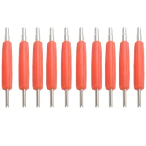 Outil de démontage de valve de pneu à double embout Extracteur de valve de roue pour voiture moto 10 pcs