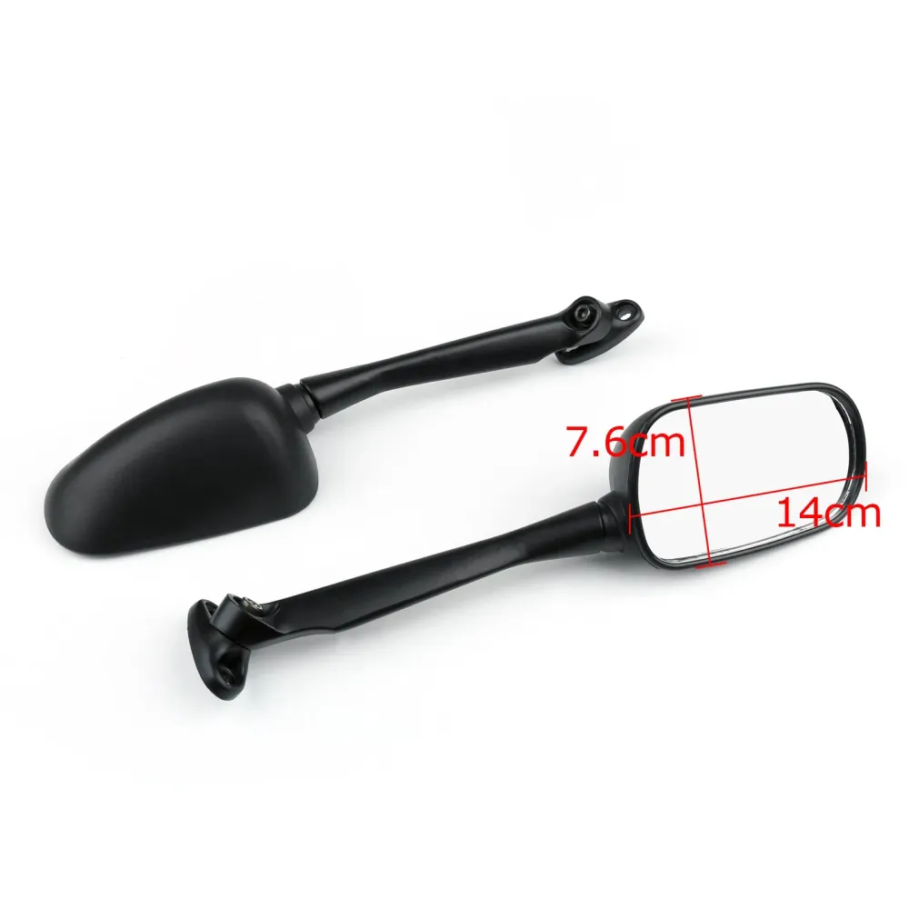 Paire de rétroviseurs latéraux de moto noirs, pour Honda CBR250 11-12 CB1300S 03-12 générique