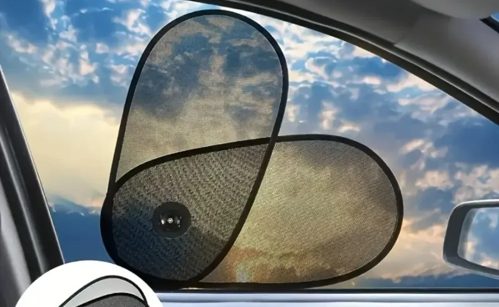 Pare- Soleil Latéral Réglable et Pliable pour Voiture- Protection Solaire Efficace Sans Gêner la Visibilité