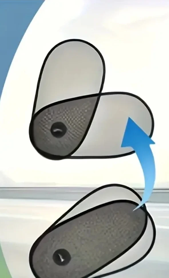 Pare- Soleil Latéral Réglable et Pliable pour Voiture- Protection Solaire Efficace Sans Gêner la Visibilité