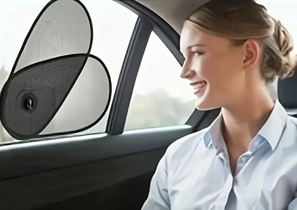 Pare- Soleil Latéral Réglable et Pliable pour Voiture- Protection Solaire Efficace Sans Gêner la Visibilité