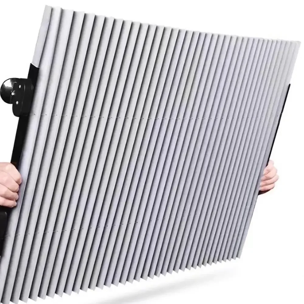 Pare-soleil en accordéon avec ventouse pour voiture