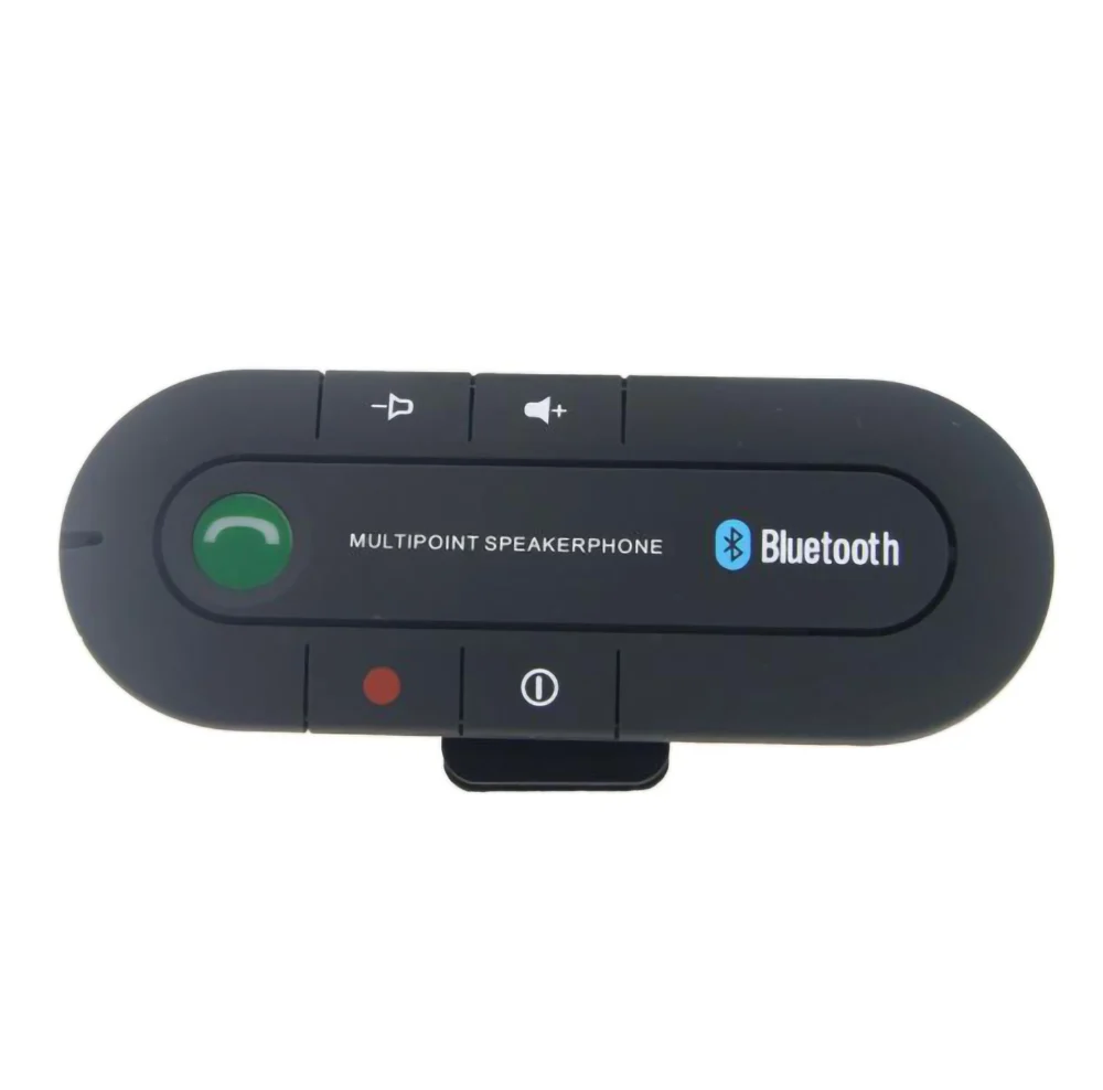 TD® Pare-soleil de voiture Bluetooth voiture téléphone mains libres Bluetooth version 4.1 récepteur Bluetooth