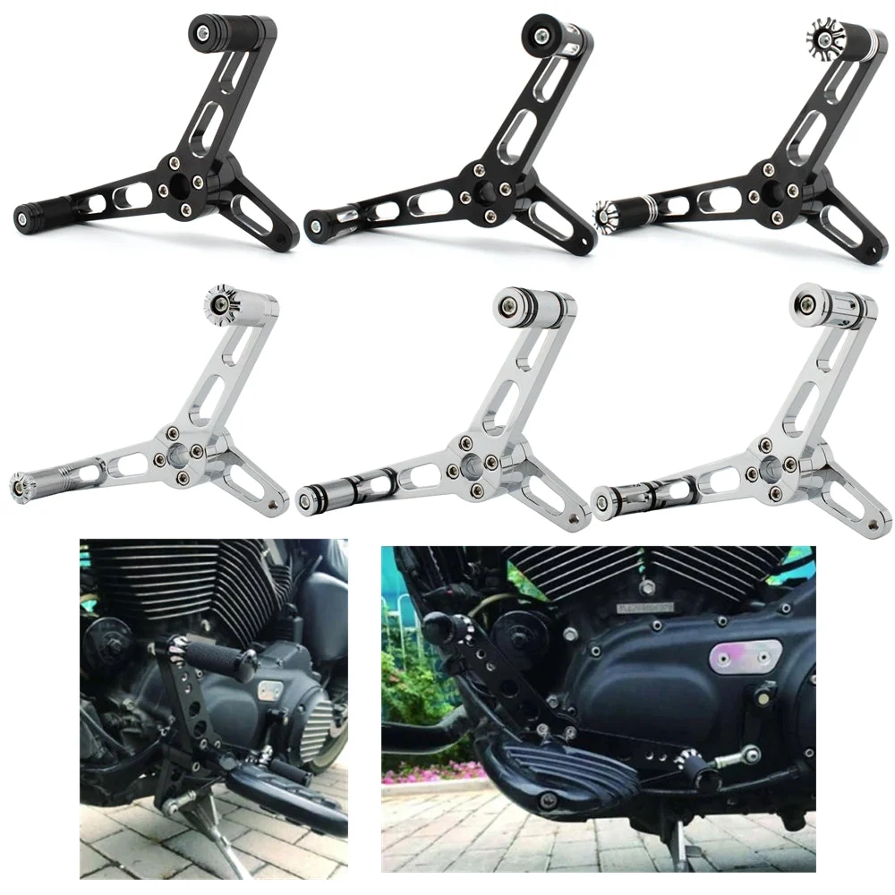 Pédale de moto avec levier de vitesses Chrome un ajustement pour Sportster 883 1200 04-07