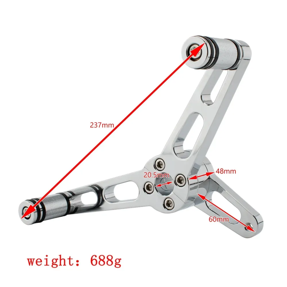 Pédale de moto avec levier de vitesses Chrome un ajustement pour Sportster 883 1200 04-07