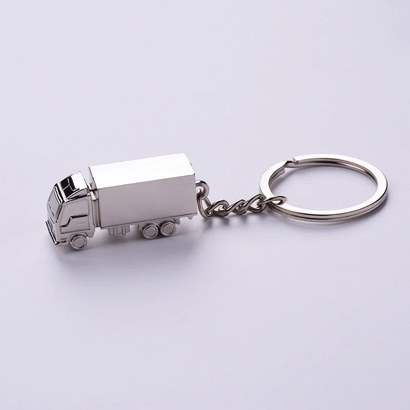 TD® Personnalité créative de train solide tridimensionnel de porte-clés de modèle de voiture