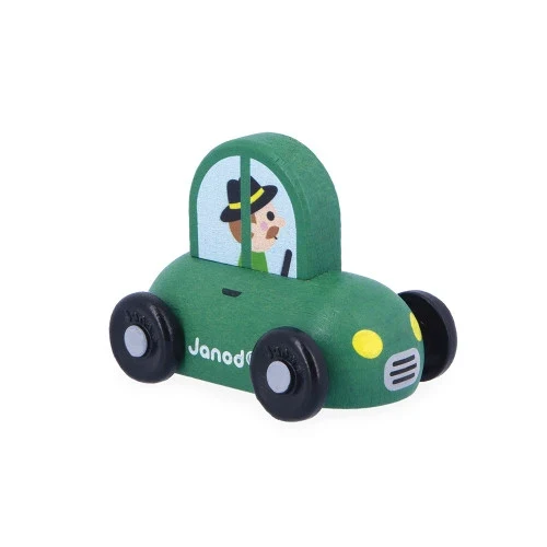 Petite voiture verte campagne - Cross Roads