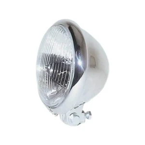 Phare avant Moto 5" 3-4 Bates Style Chromé