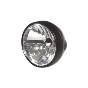 Phare avant Moto Clubman Noir 6-1-2"