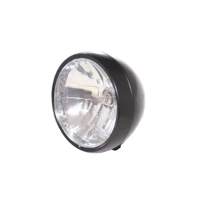 Phare avant Moto Custom 6" 1-2 Noir