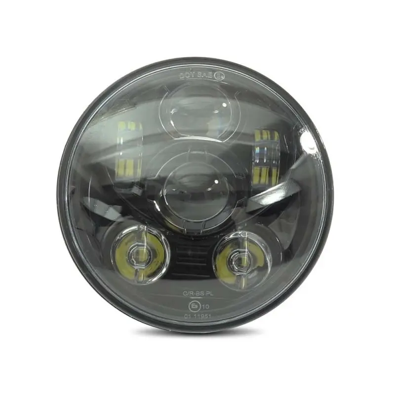 Phare LED moto rond et Clignotants pour guidon