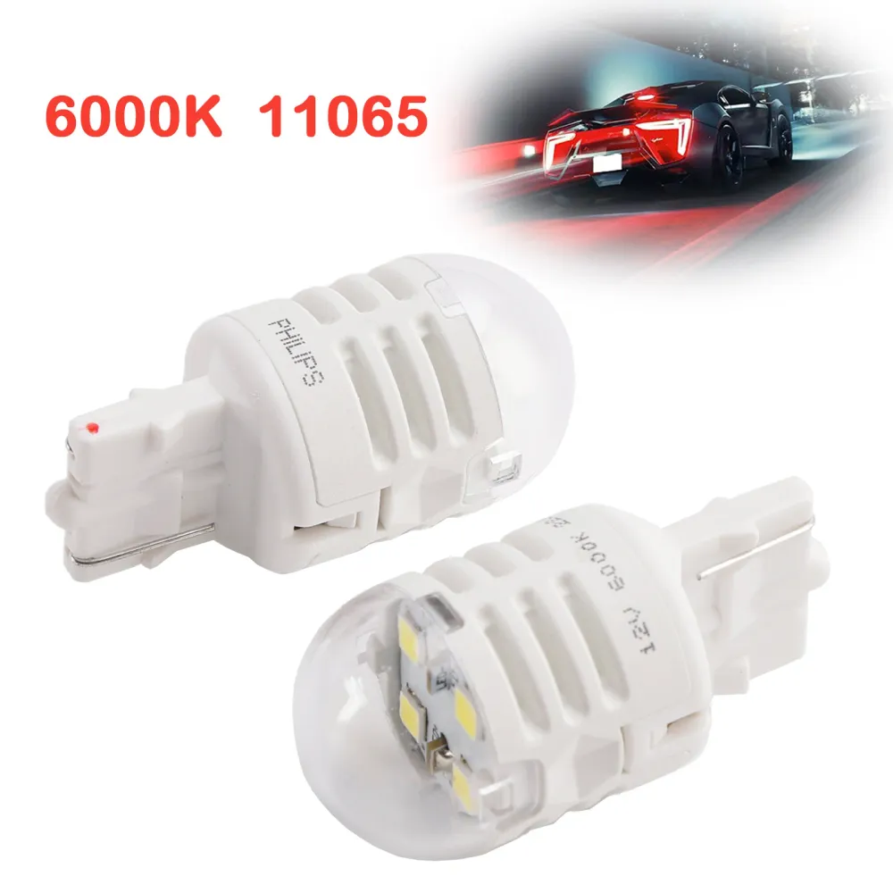 Phare de voiture LED blanc Ultinon Pro3000 W21W 11065 U30CW Pour PHILIPS
