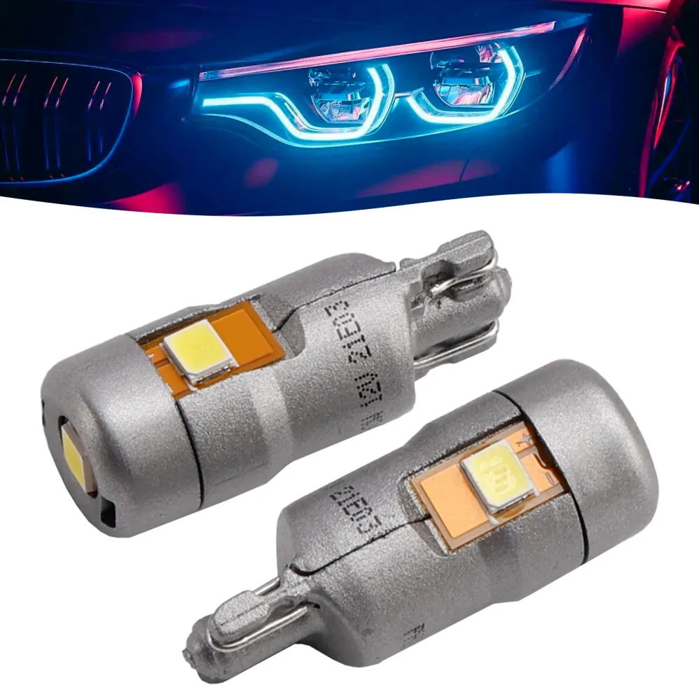 Phare de voiture LED-T10 Ultinon Pro6000 W5W 11961U60CW 6000K 80LM Pour PHILIPS