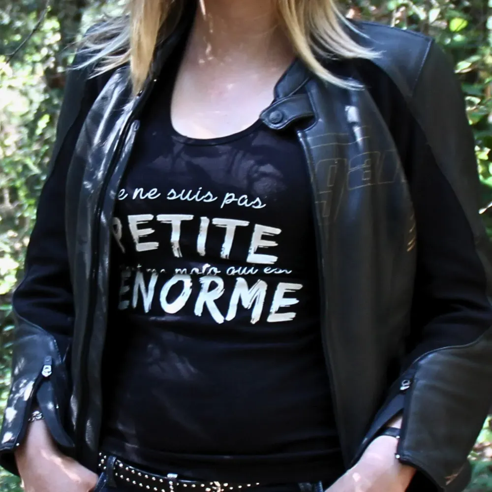 Débardeur Je ne suis Pas Petite c'est ma moto qui est énorme Planetee