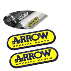 Plaque Aluminium Haute Température ARROW Echappement Silencieux Moto Quad NEUF