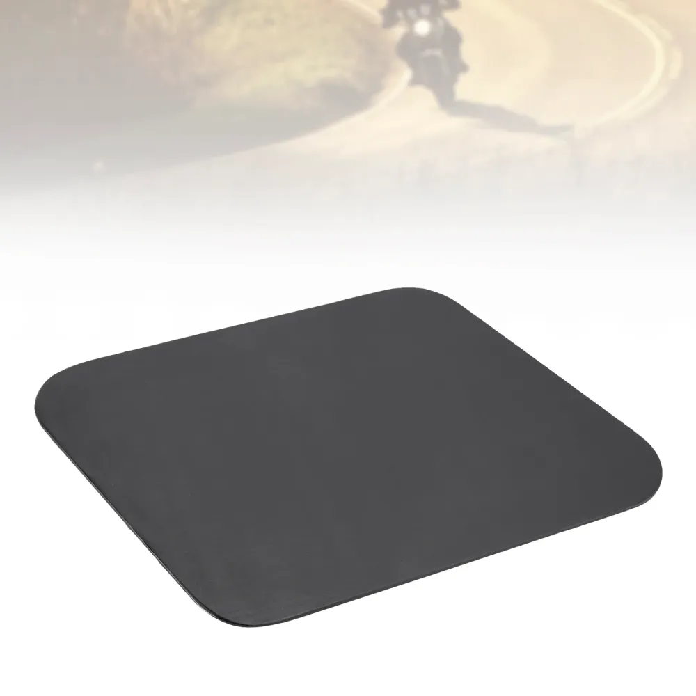 Plaque d'immatriculation vierge en alliage d'aluminium, parallélogramme, bricolage universel pour moto