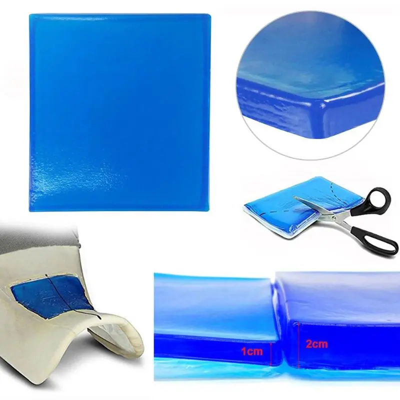 Plaque gel pour selle moto - 25x25 x1cm