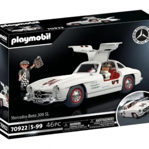 Playmobil 70922 – Mercedes-Benz 300 SL – Voiture de Collection Années 50 – Classic Cars – Modèle Vintage Dès 5 Ans