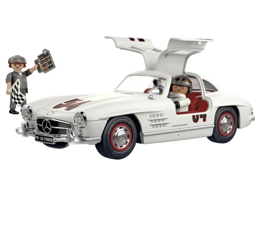 Playmobil 70922 – Mercedes-Benz 300 SL – Voiture de Collection Années 50 – Classic Cars – Modèle Vintage Dès 5 Ans