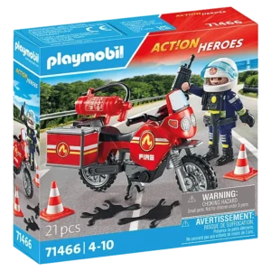 Pompier et moto - Action Heroes PLAYMOBIL