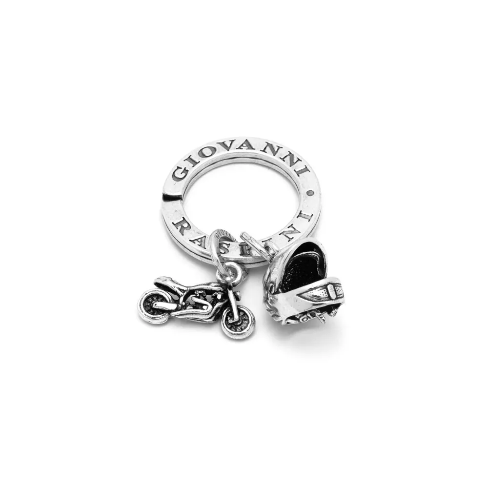 Porte-clés moto argent Giovanni Raspini X01836