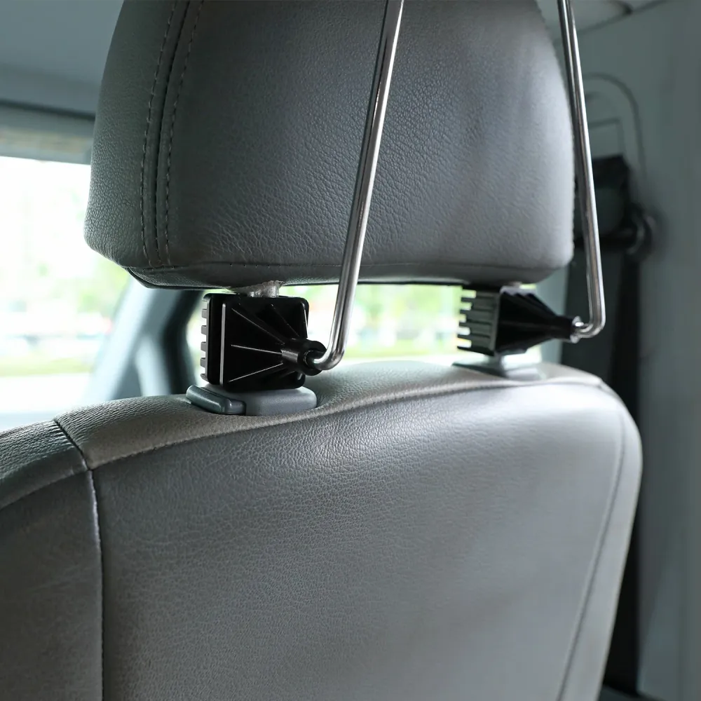 2x Porte-vêtements Maclean pour voiture, monté sur l'appui-tête, universel, MC-870