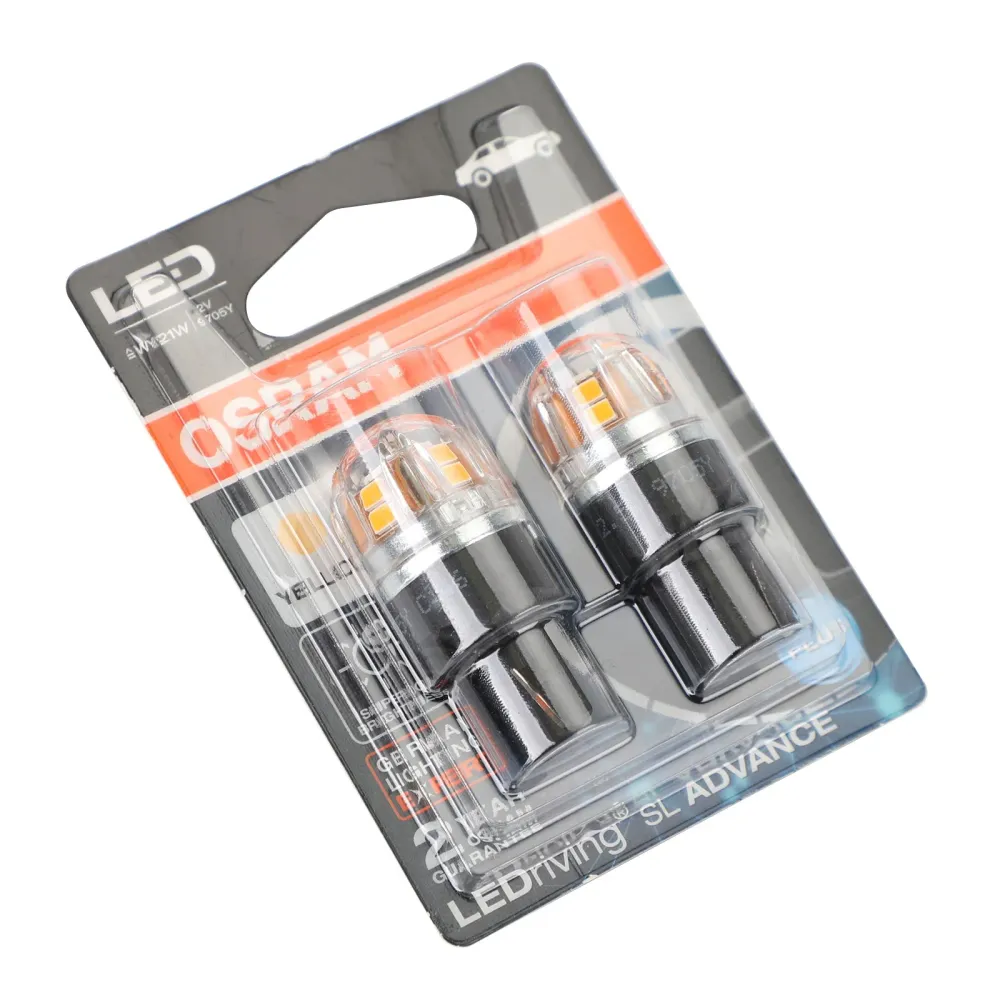 2x pour OSRAM 9705Y ampoules auxiliaires de voiture LED WY21W 12V2.5W WX3x16d générique