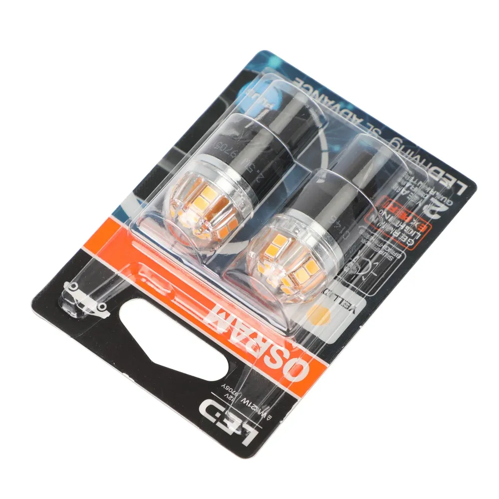 2x pour OSRAM 9705Y ampoules auxiliaires de voiture LED WY21W 12V2.5W WX3x16d générique