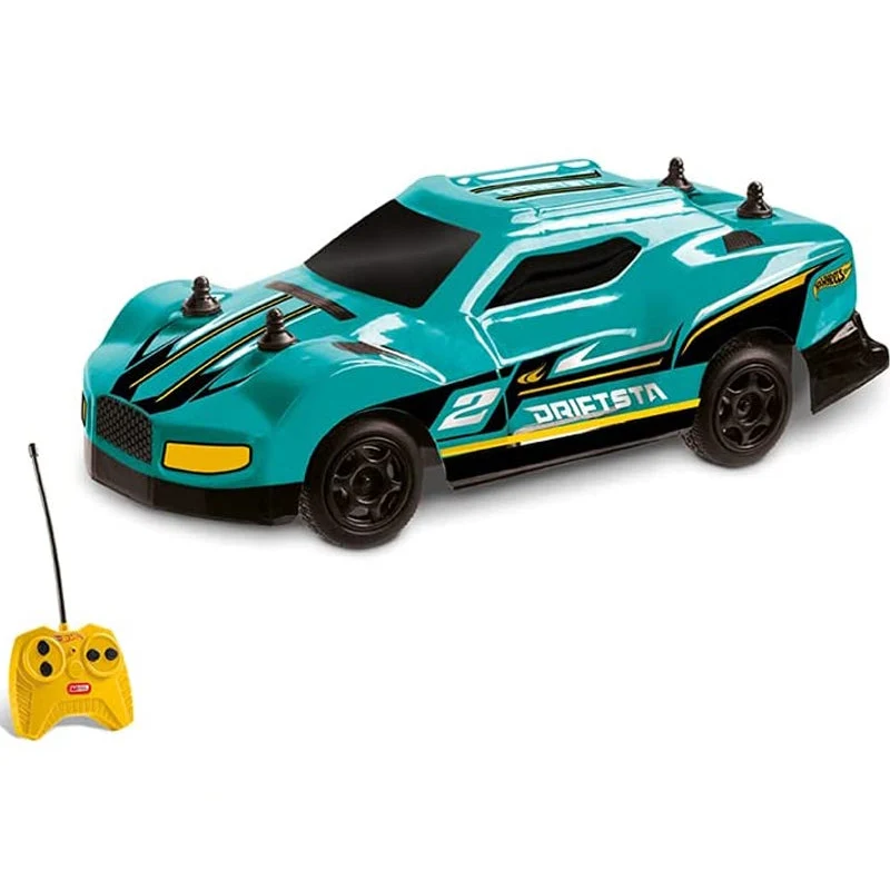 Mondo Motors Hot Wheels RC Race Team Voiture + Télécommande - Vert & Noir Promo Lead