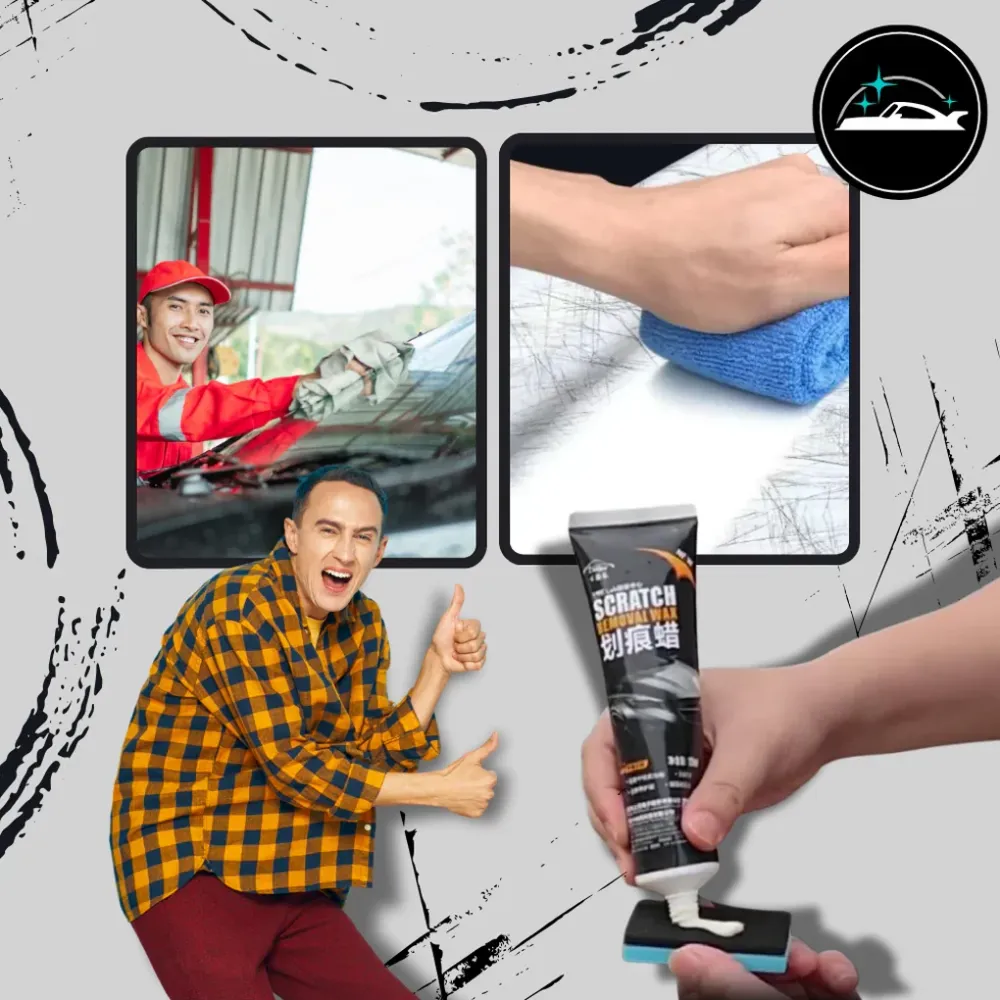 Pâte réparatrice anti-rayures pour voiture 120 ml – Formule pénétrante en profondeur