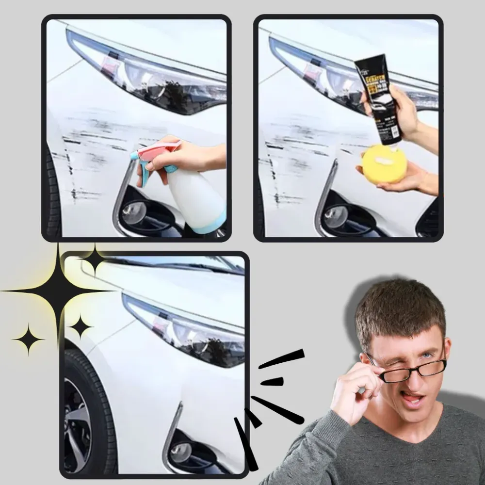 Pâte réparatrice anti-rayures pour voiture 120 ml – Formule pénétrante en profondeur