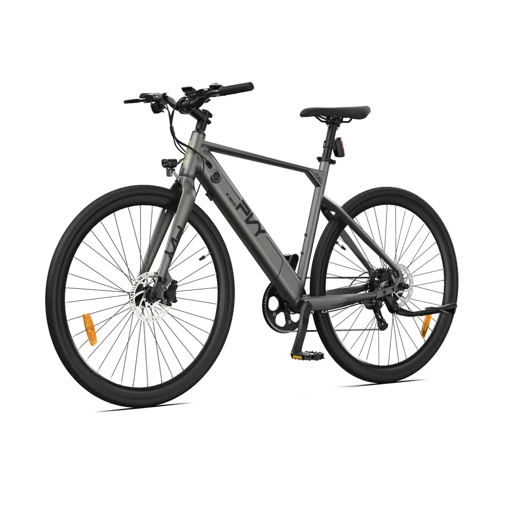 PVY P30 Vélo Électrique - Moteur 250W Batterie 36V13.5AH Freins Hydrauliques Roues 27.5" - Gris