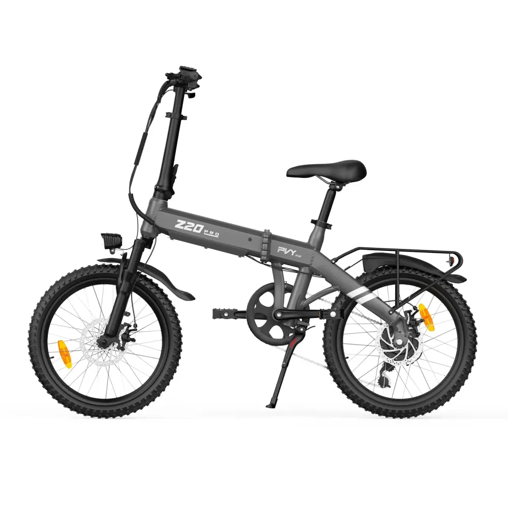 PVY Z20 PRO EVO Vélo Électrique - 250W Moteur 36V14.5AH Batterie 20 Pouces Pneus Freins à Disques Mécaniques - Gris