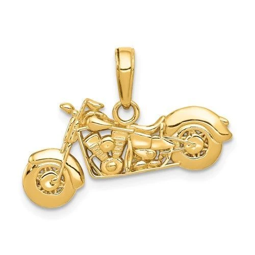 PEND.MOTO HARLEY, 14KT OR JAUNE QUALITY GOLD